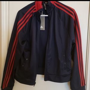 adidas jacket red